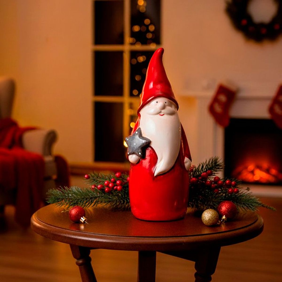 MICA - Figura Navideña: Papá Noel 20 cm