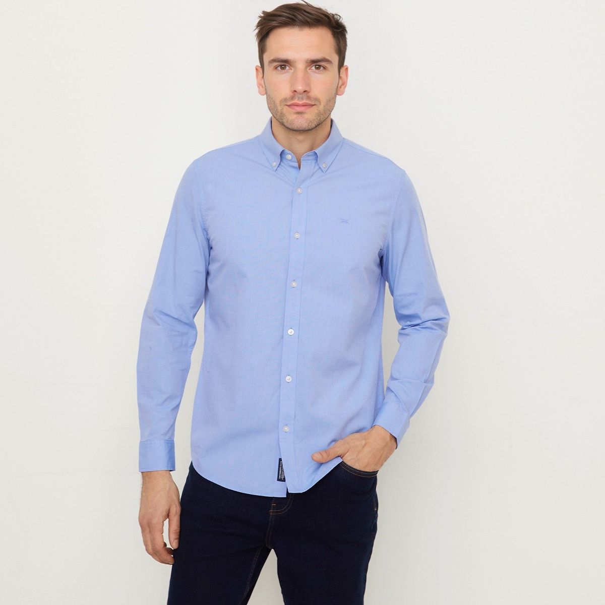 UNIVERSITY CLUB - Camisa Hombre Manga larga de Algodón UNIVERSITY CLUB 