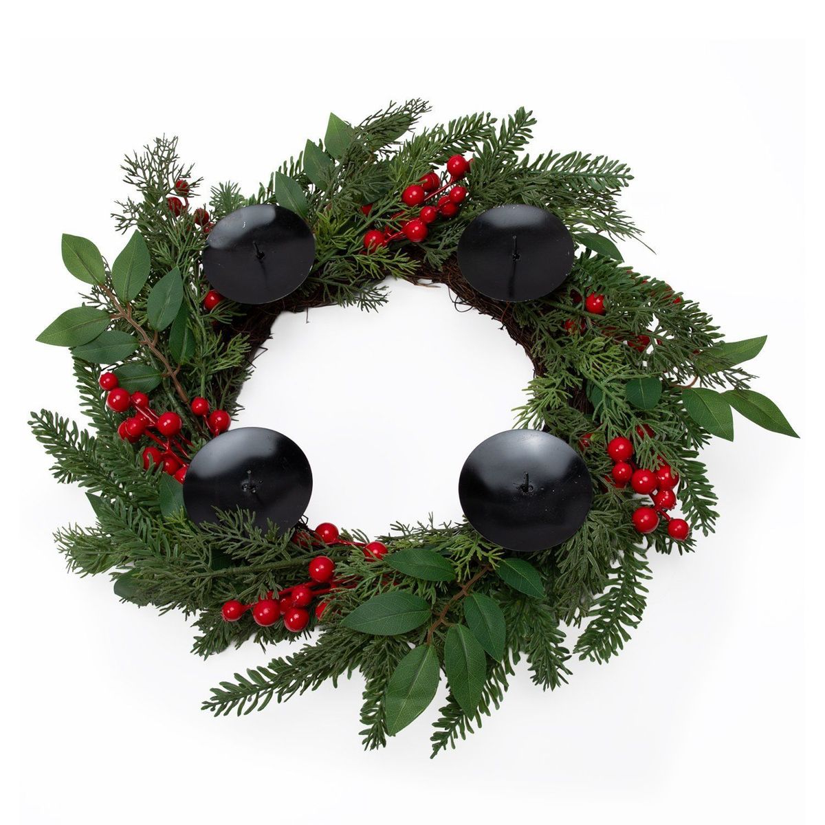 MICA - Centro de Mesa Navideño Corona 45 cm