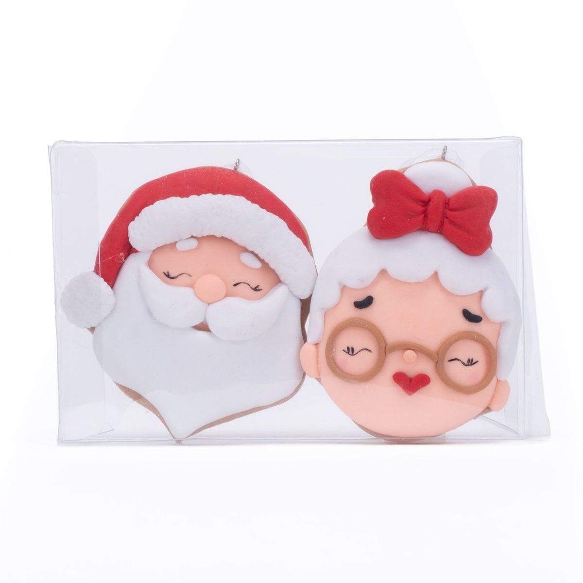 MICA - Adorno de Árbol: Set x3 Papá Noel 11 cm