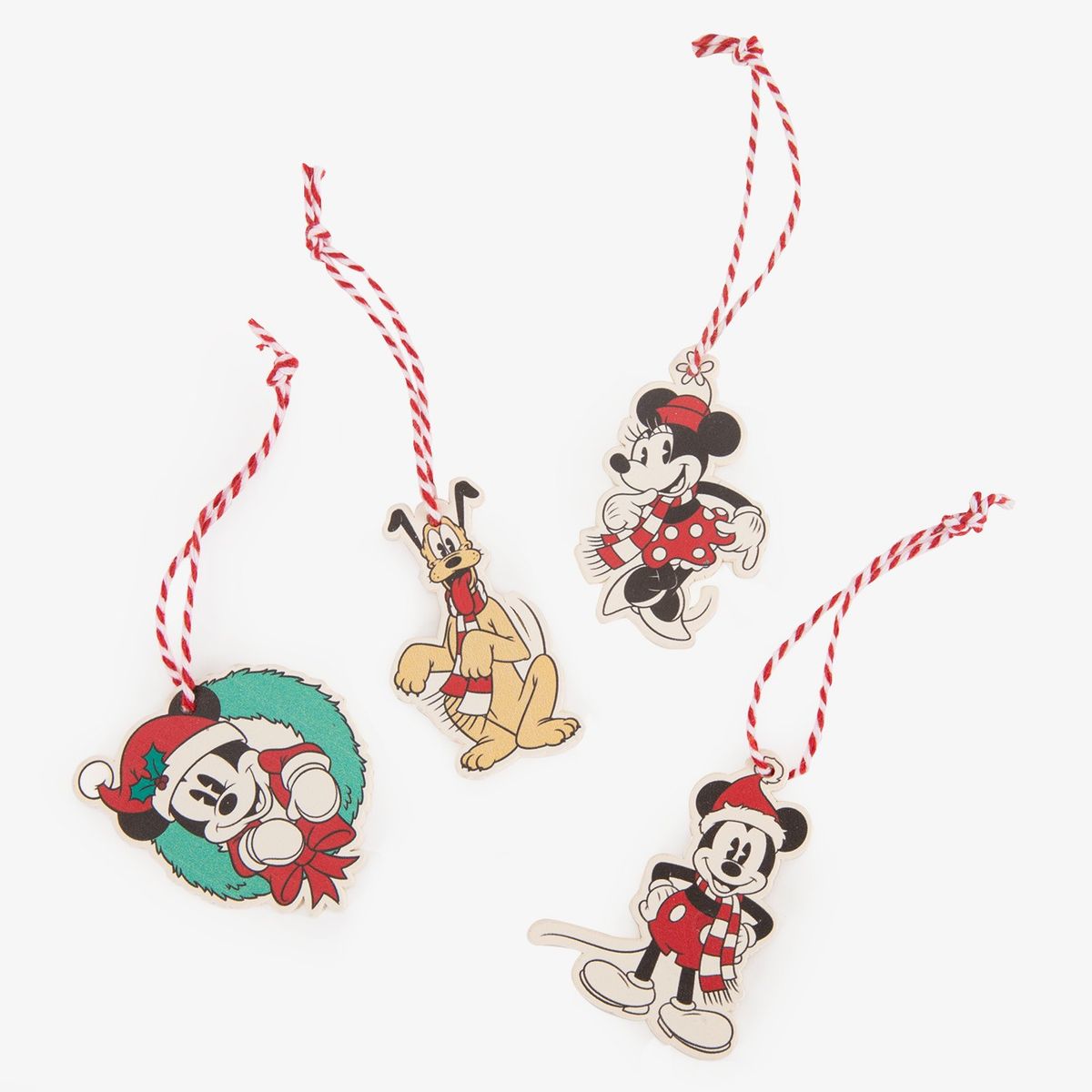 DISNEY - Adorno de Árbol Disney: Set x12 Mickey 13.5 cm