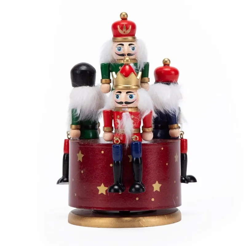 MICA - Figura Navideña: Set x4 Cascanuez 20 cm