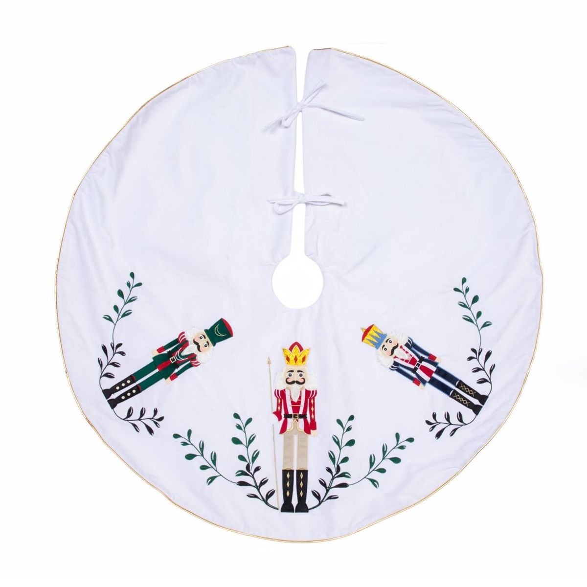 MICA - Pie de Árbol de Navidad Rojo 120 cm