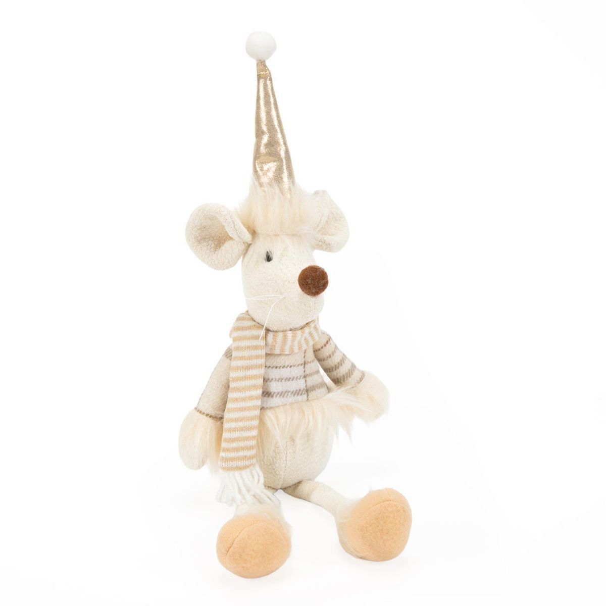 MICA - Peluche Navideño: Ratón Niño 38 cm
