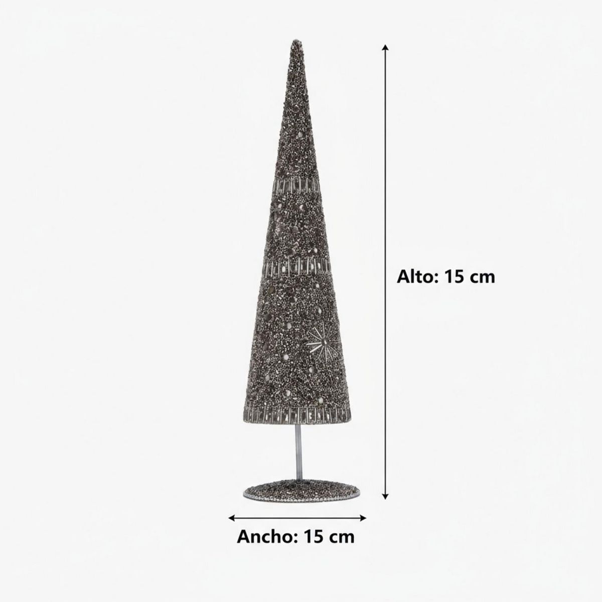 MICA - Adorno de Árbol: Estrella 15 cm
