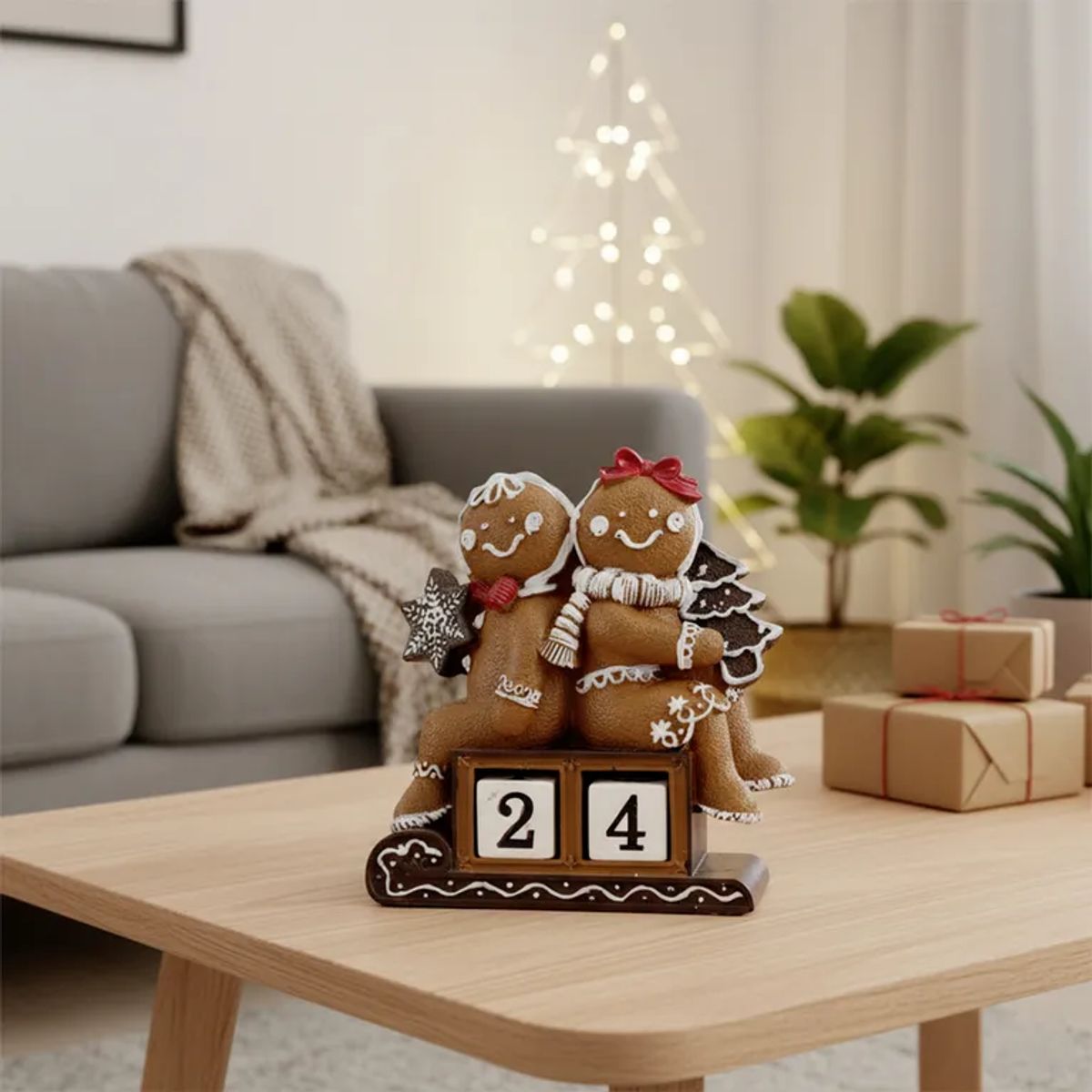 MICA - Figura Navideña: Calendario Jengibre 14 cm