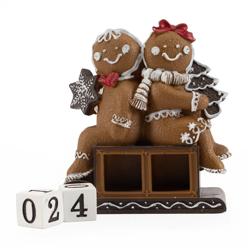 MICA - Figura Navideña: Calendario Jengibre 14 cm