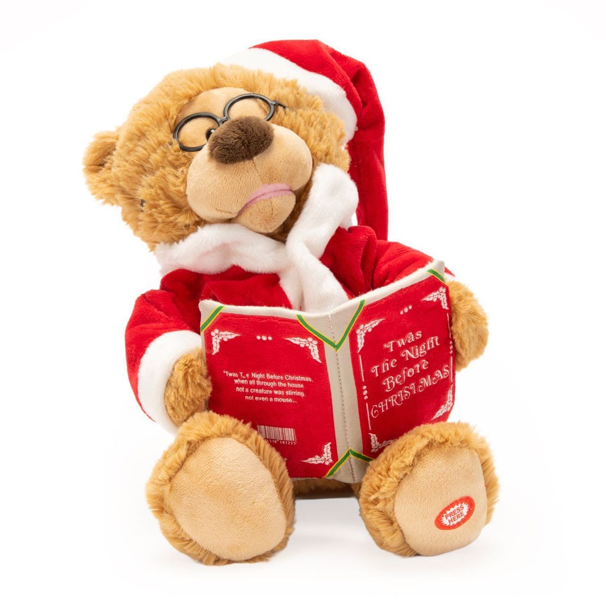 MICA - Peluche Navideño: Oso Musical 29 cm
