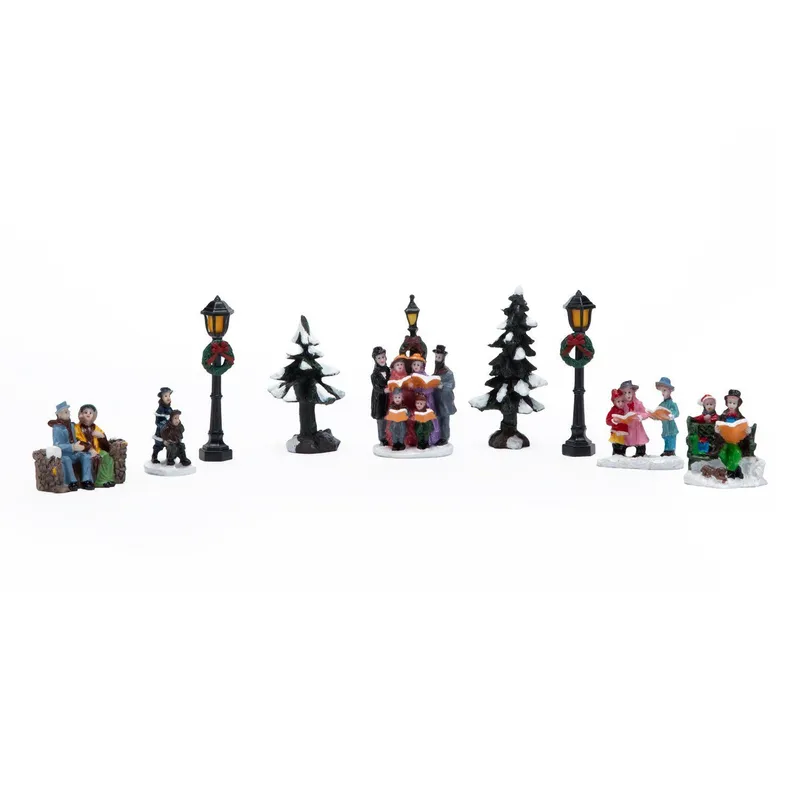 MICA - Villa Navideña: Figuras Set x9 12x15 cm