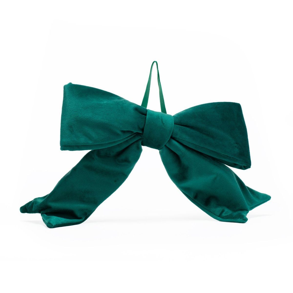 MICA - Moño Navideño Cinta Verde 28 cm