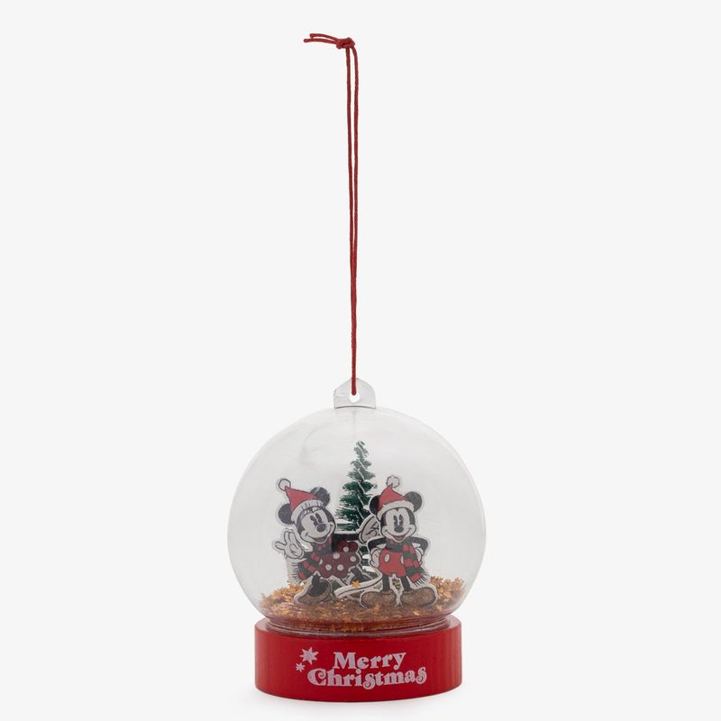 DISNEY - Adorno de Árbol Disney: Mickey y Minnie 9 cm