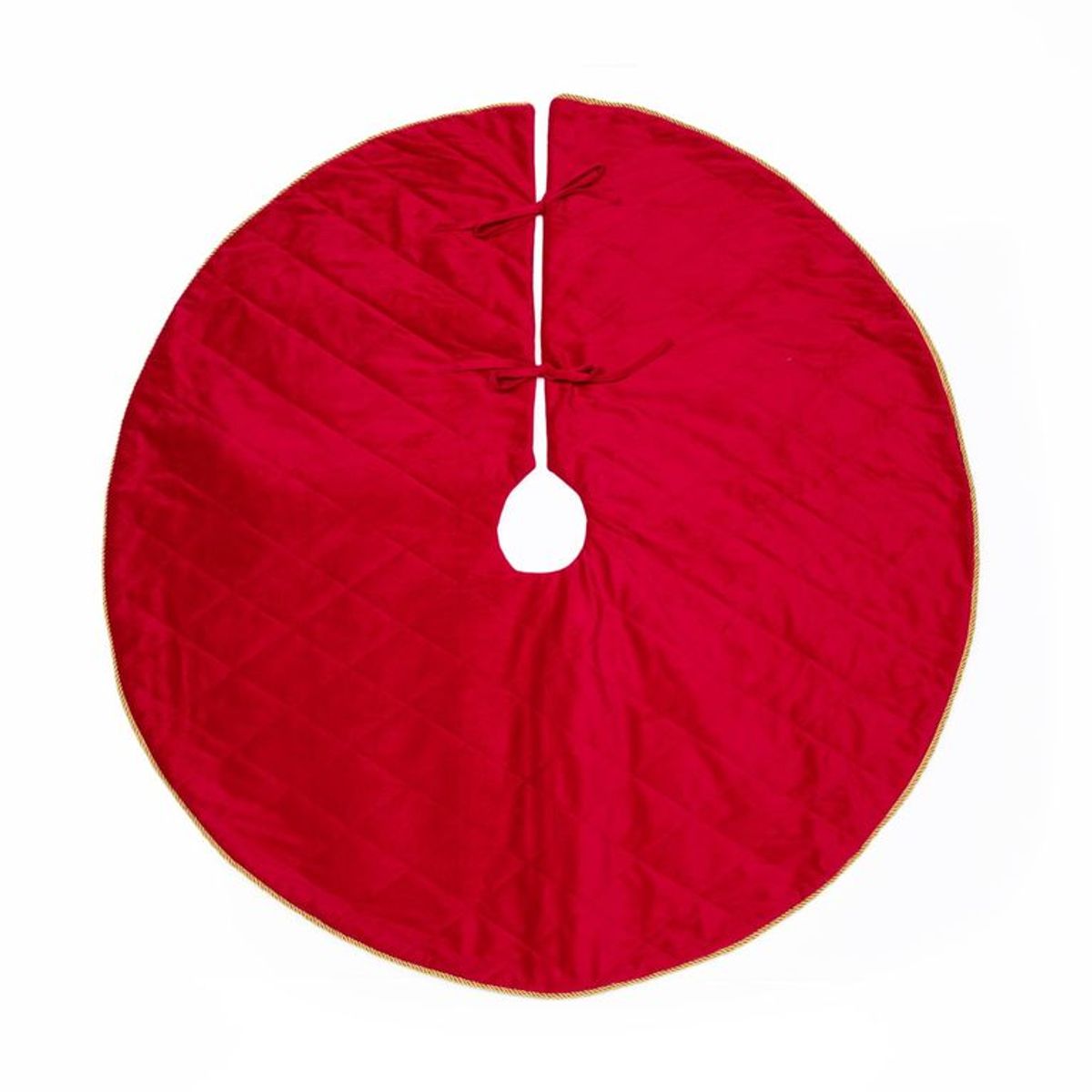 MICA - Pie de Árbol de Navidad Rojo 122 cm