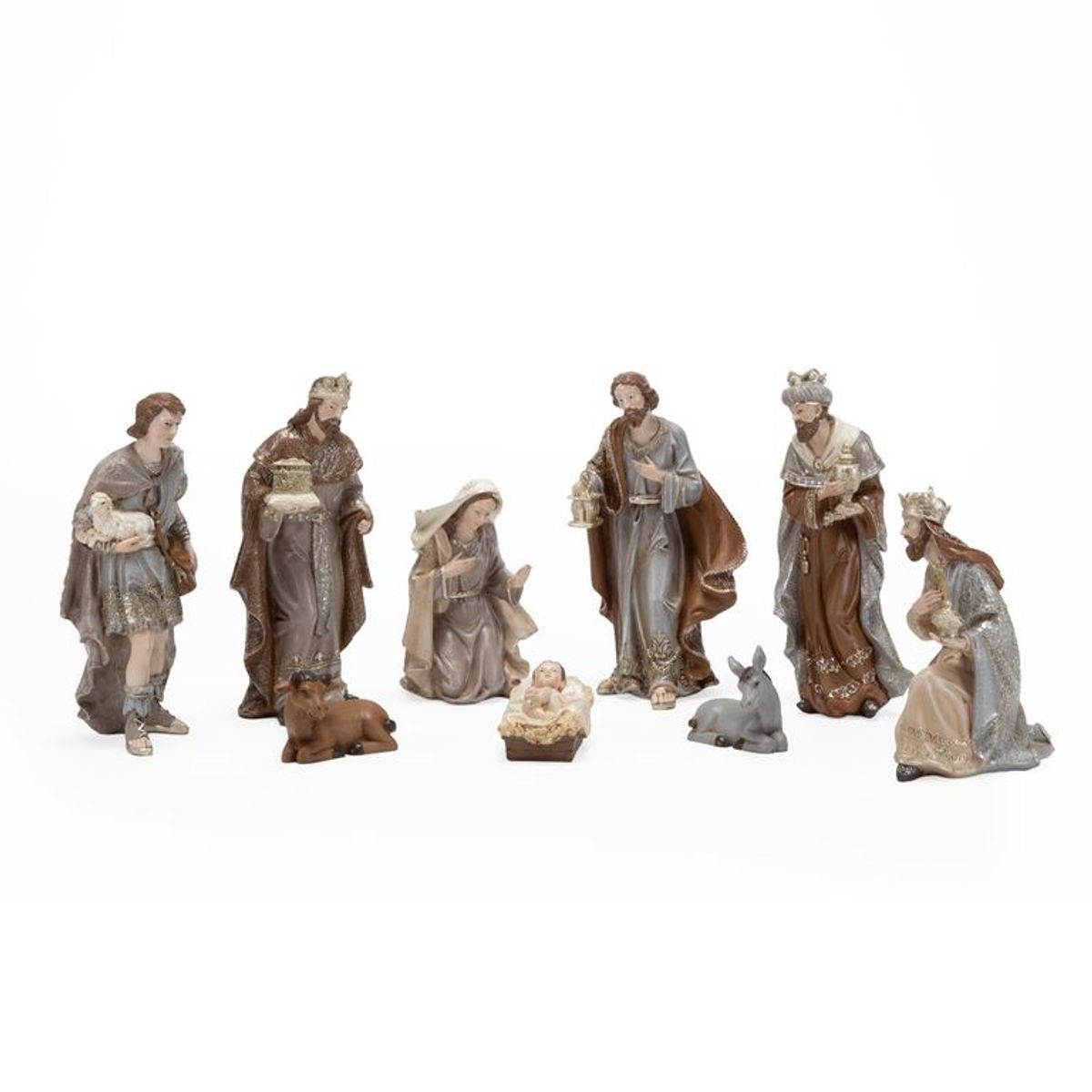 MICA - Pesebre de Navidad 8 piezas 9.5x8x17.5 cm