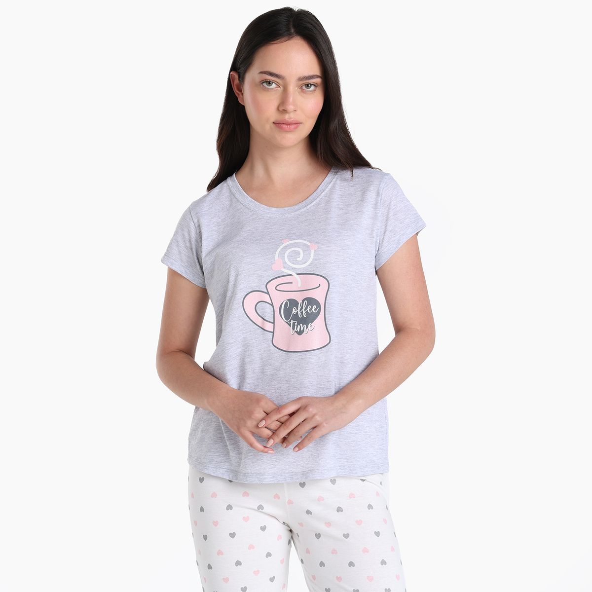 SYBILLA - Camiseta de pijama Mujer Medio Manga corta Sybilla