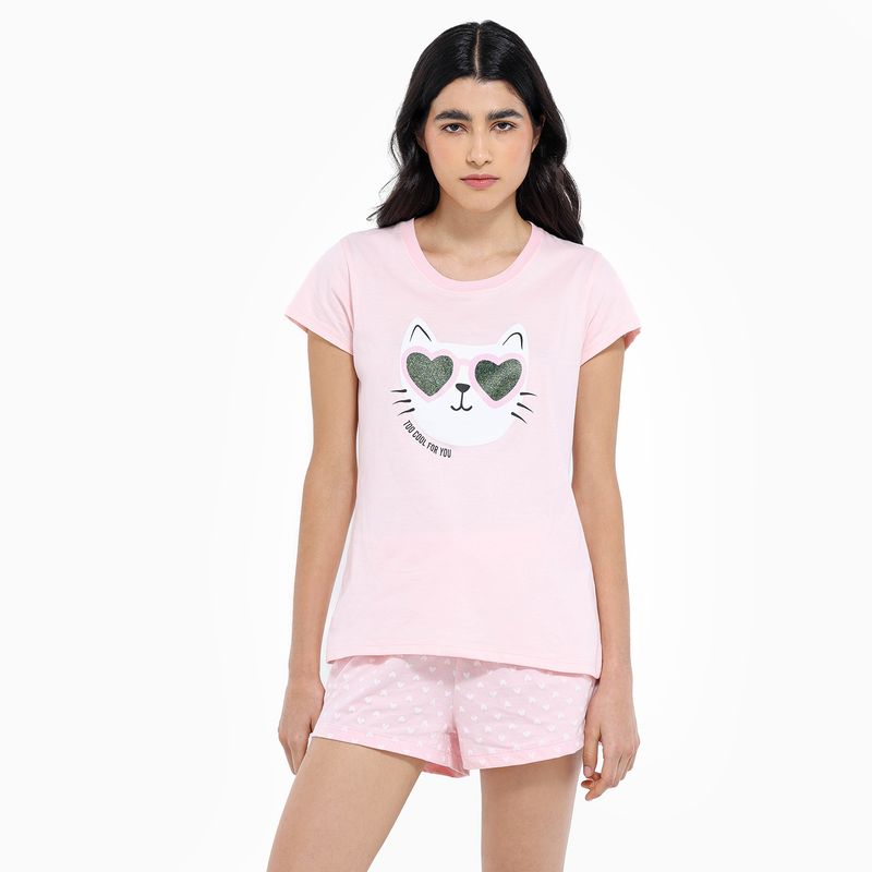 SYBILLA - Camiseta de pijama Mujer Medio Manga corta Sybilla