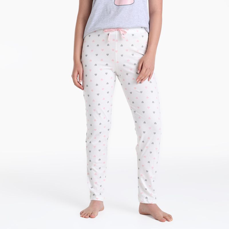 SYBILLA - Pantalón de pijama Mujer Largo Sybilla