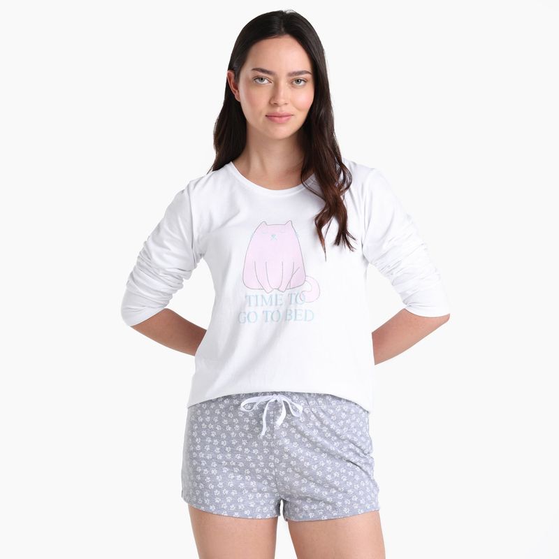 SYBILLA - Short de pijama Mujer Corto Sybilla