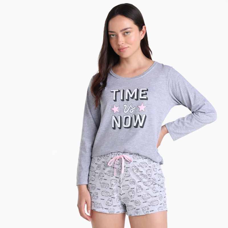 SYBILLA - Short de pijama Mujer Corto Sybilla