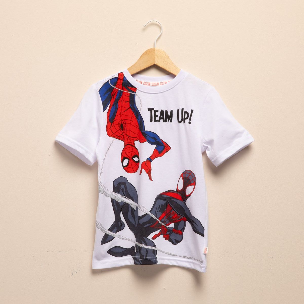 SPIDER MAN - Camiseta para Niño con Estampado Spiderman Manga corta de Algodón