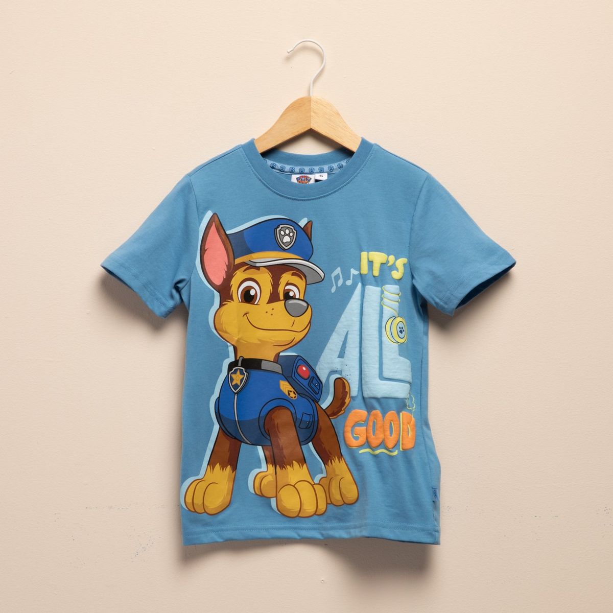 PAW PATROL - Camiseta para Niño con Estampado Paw Patrol Manga corta de Algodón