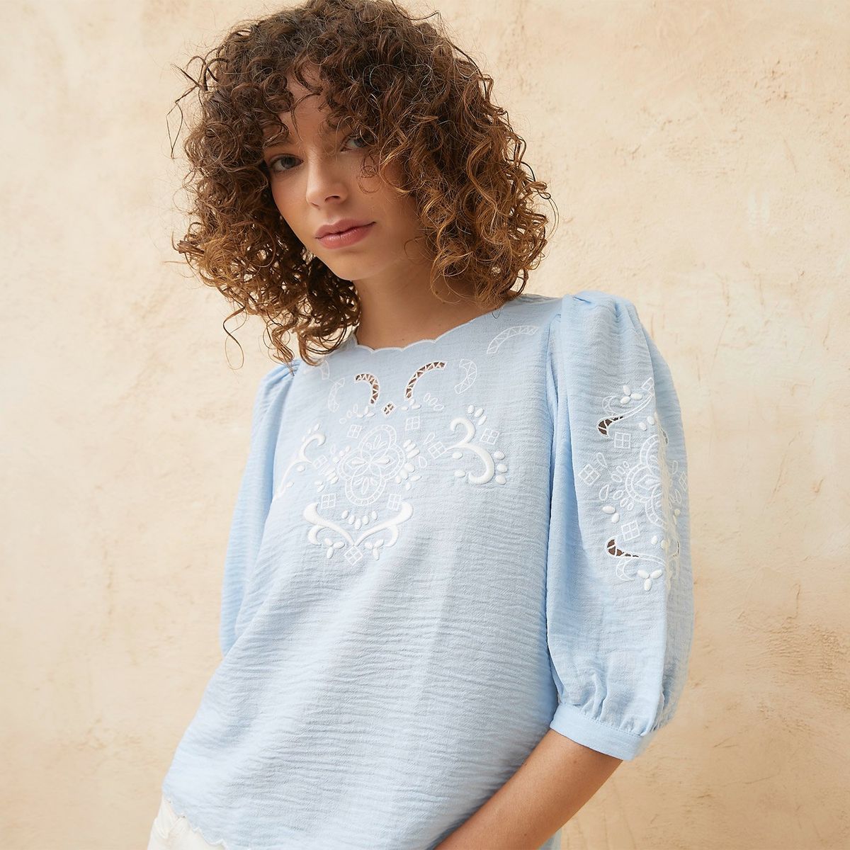BASEMENT - Blusa Mujer Manga larga Basement