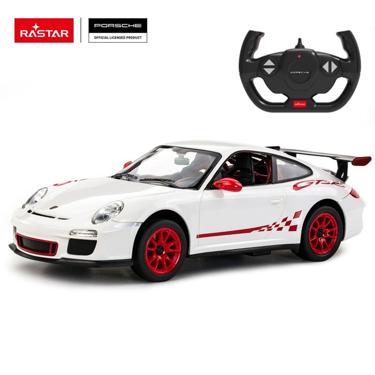 RASTAR - Carro a control remoto Porsche 911 GTE Cup 1:14 color sorpresa