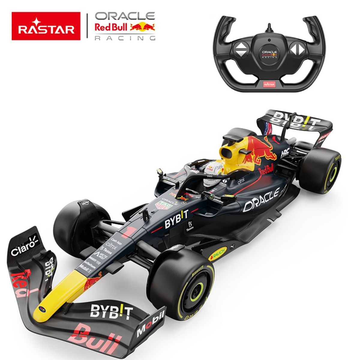 RASTAR - Carro a control remoto F1 escudería Red Bull Oracle escala 1:12