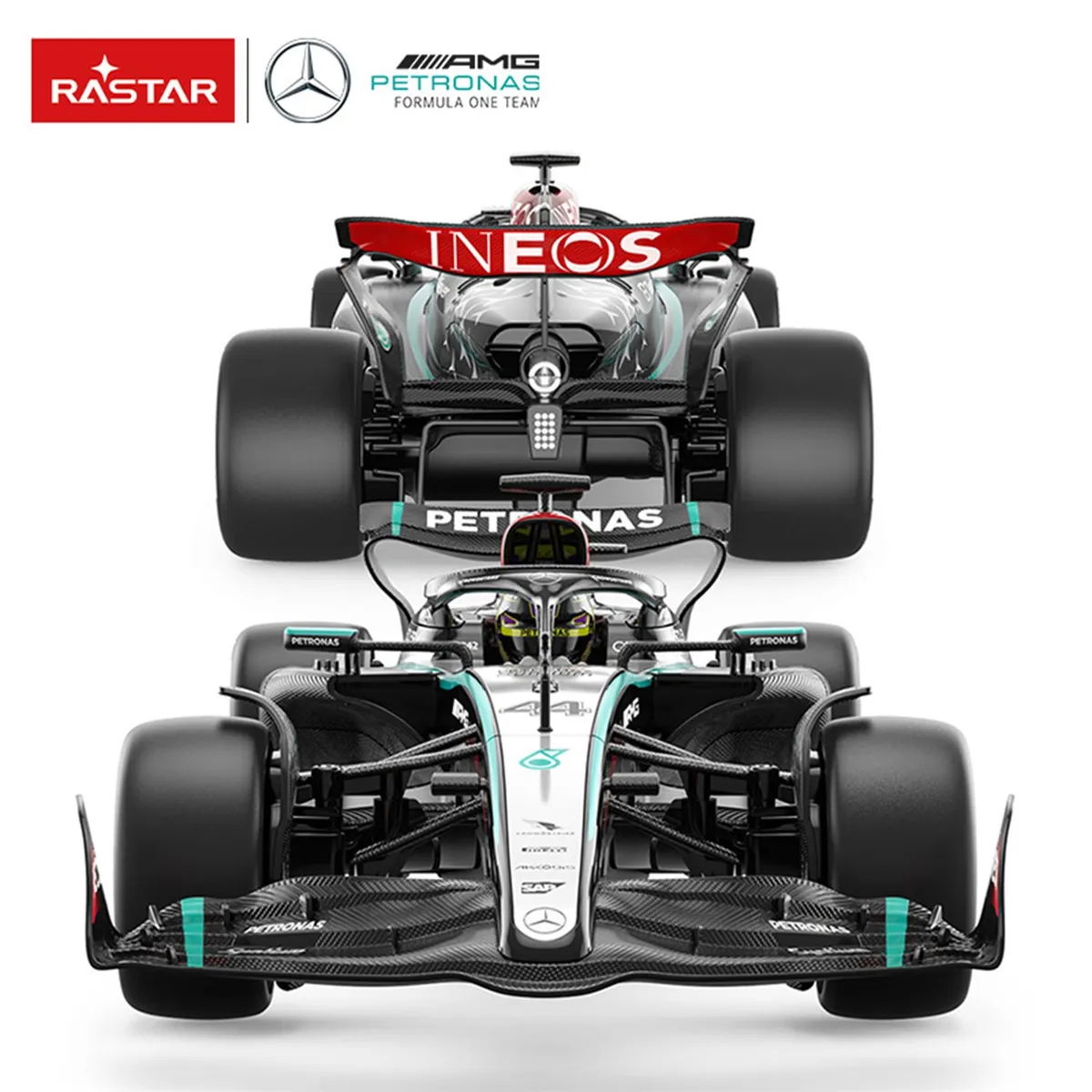 RASTAR - Carro a control remoto F1 escudería Mercedes-AMG escala 1:12
