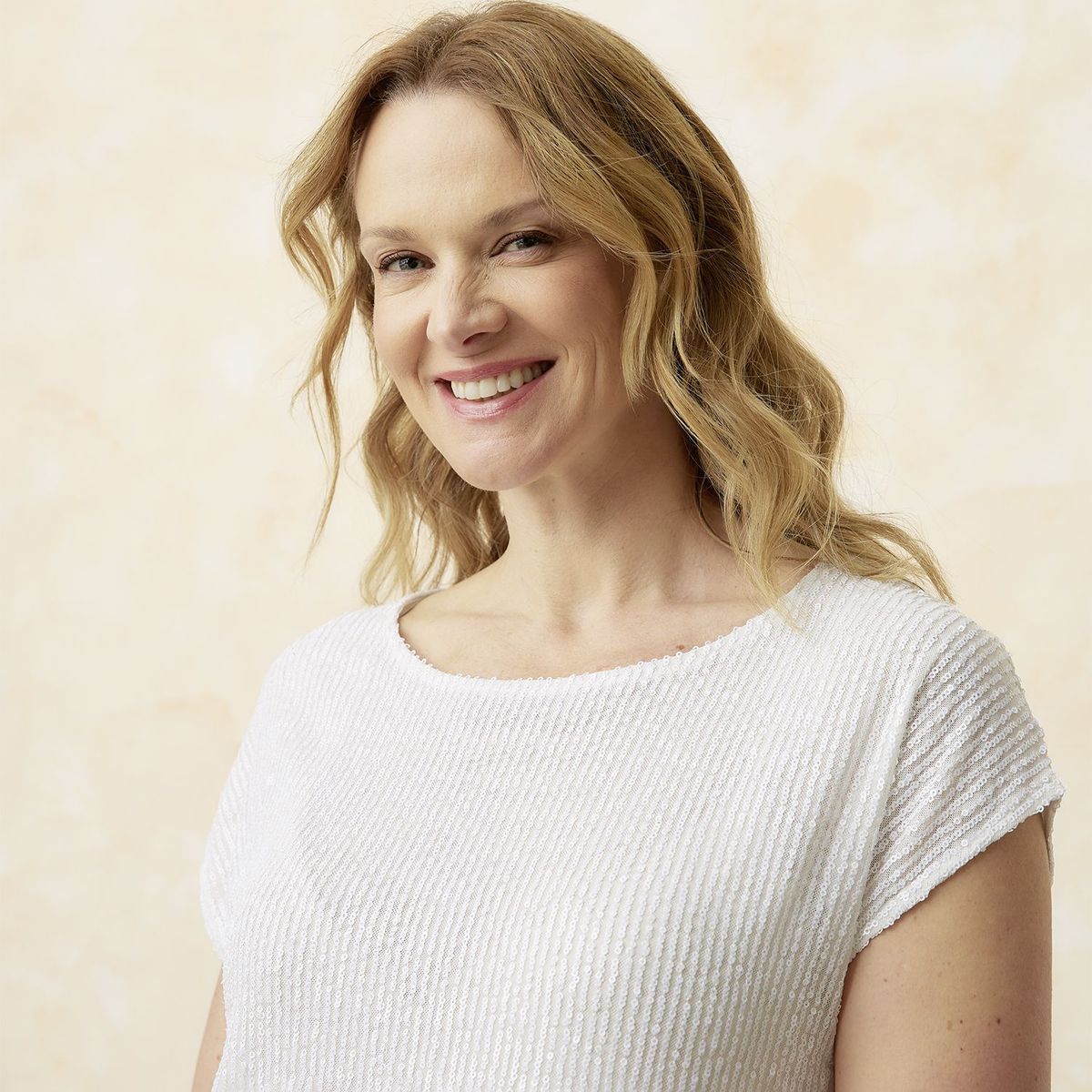 SOUTHLAND - Blusa Mujer Lentejuelas Manga corta Southland 