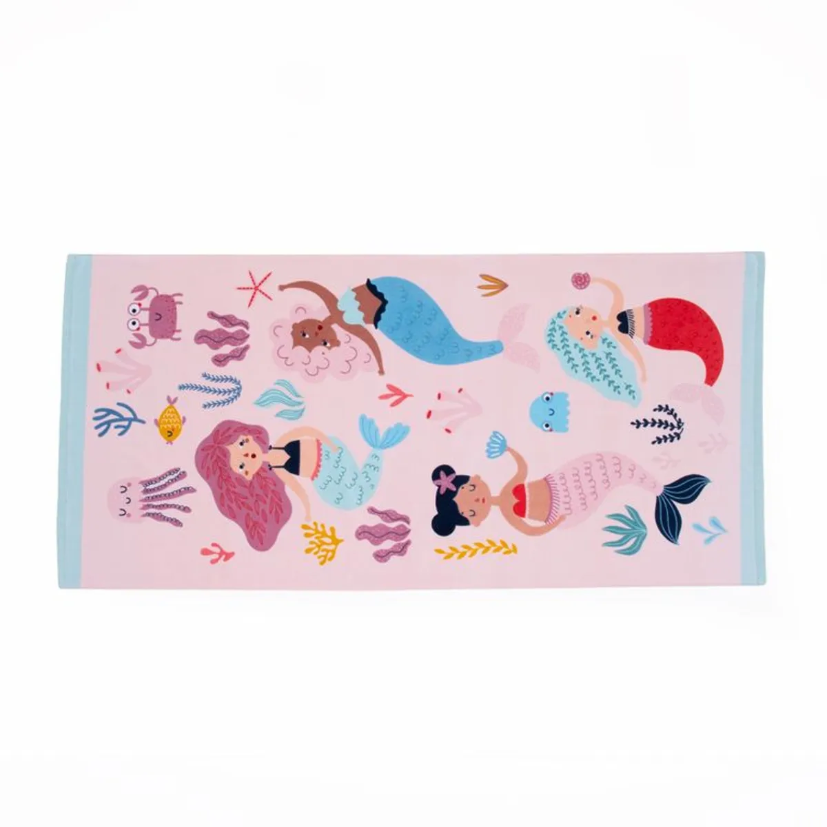 MICA KIDS - Toalla infantil 360 g/m² SIRENAS 71x148 cm