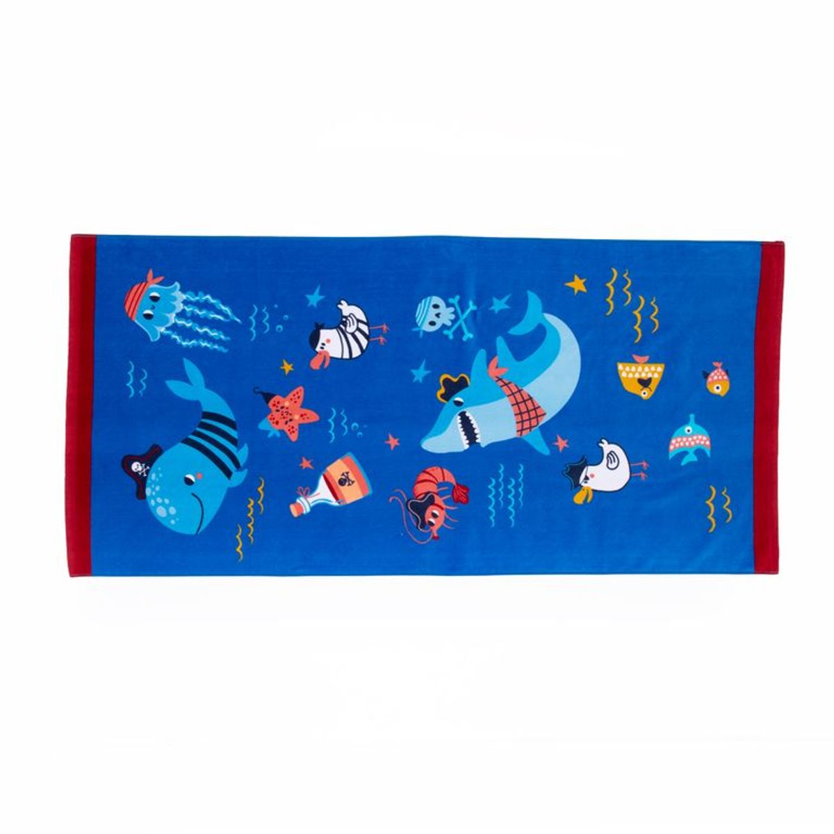 MICA KIDS - Toalla infantil 360 g/m² TIBU PIRATA 71x148 cm