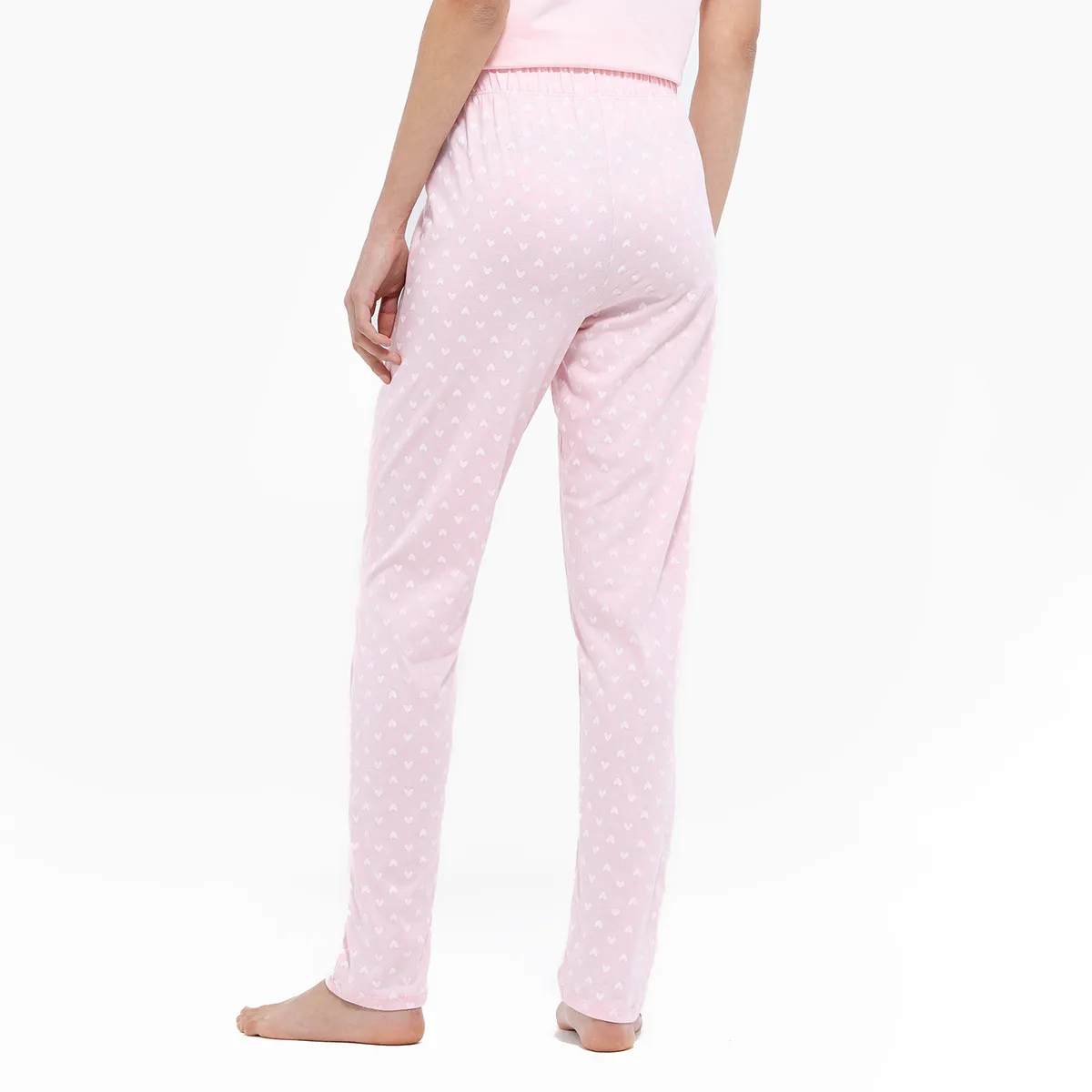 SYBILLA - Pantalón de pijama Mujer Largo de Algodón Sybilla