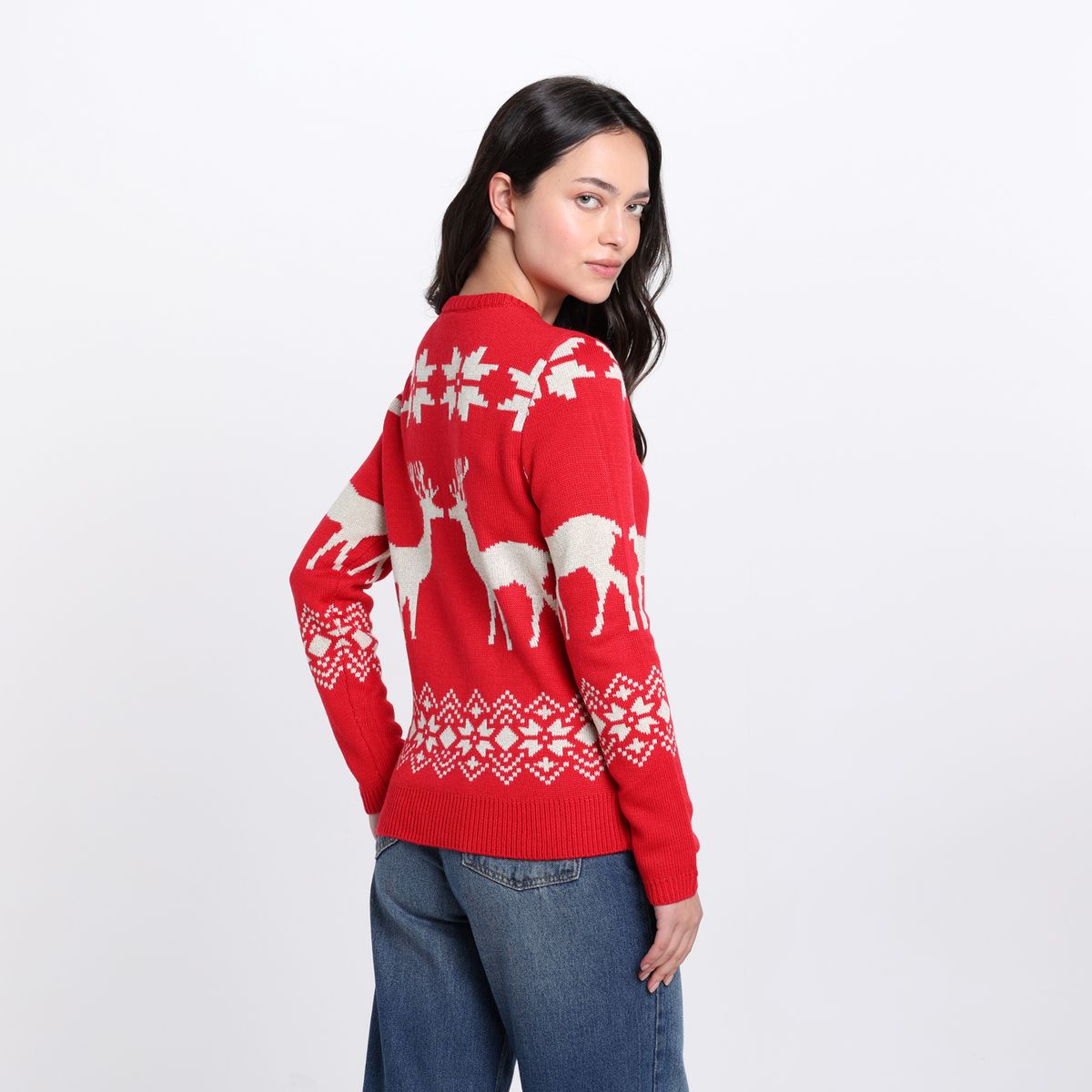 DENIMLAB - Saco Navideño Mujer Tejido Denimlab 