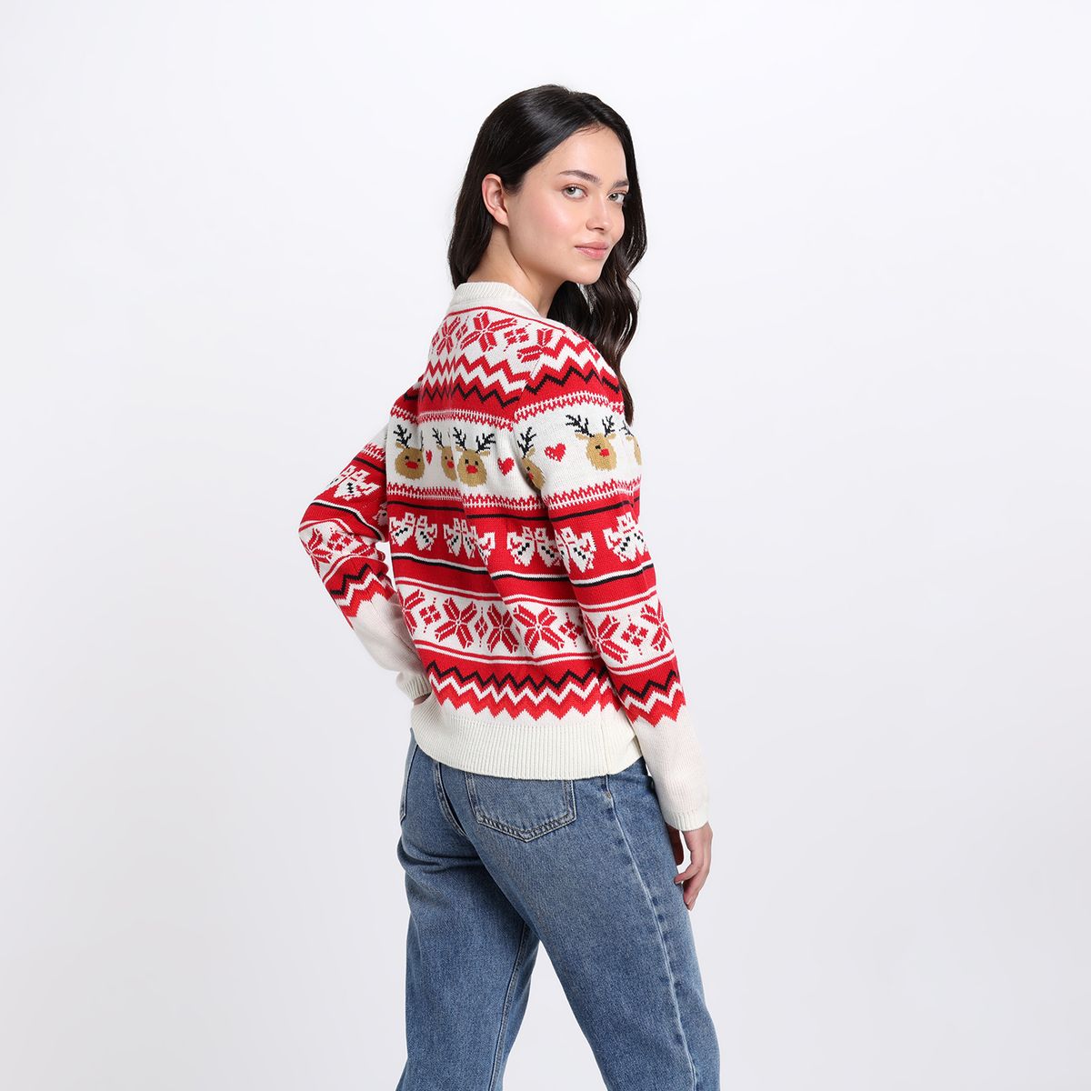 SYBILLA - Saco Navideño Mujer Tejido Sybilla 