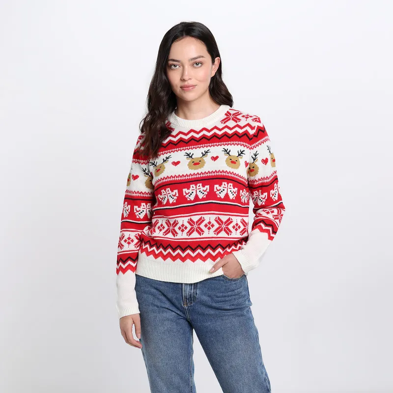 SYBILLA - Saco Navideño Mujer Tejido Sybilla 