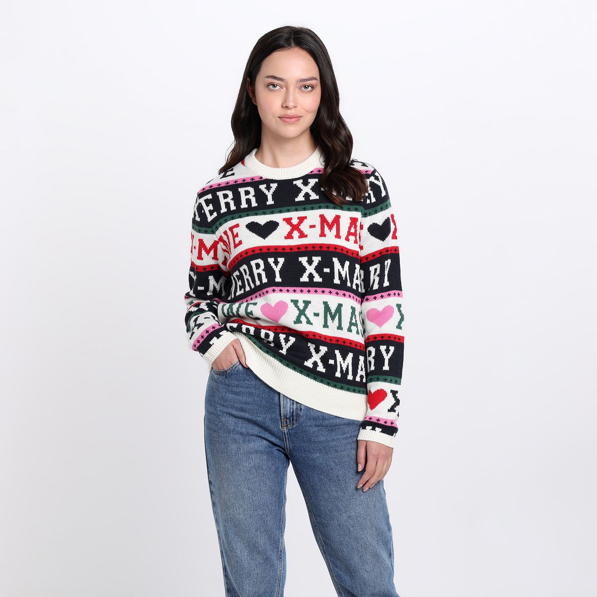 SYBILLA - Saco Navideño Mujer Tejido Sybilla 