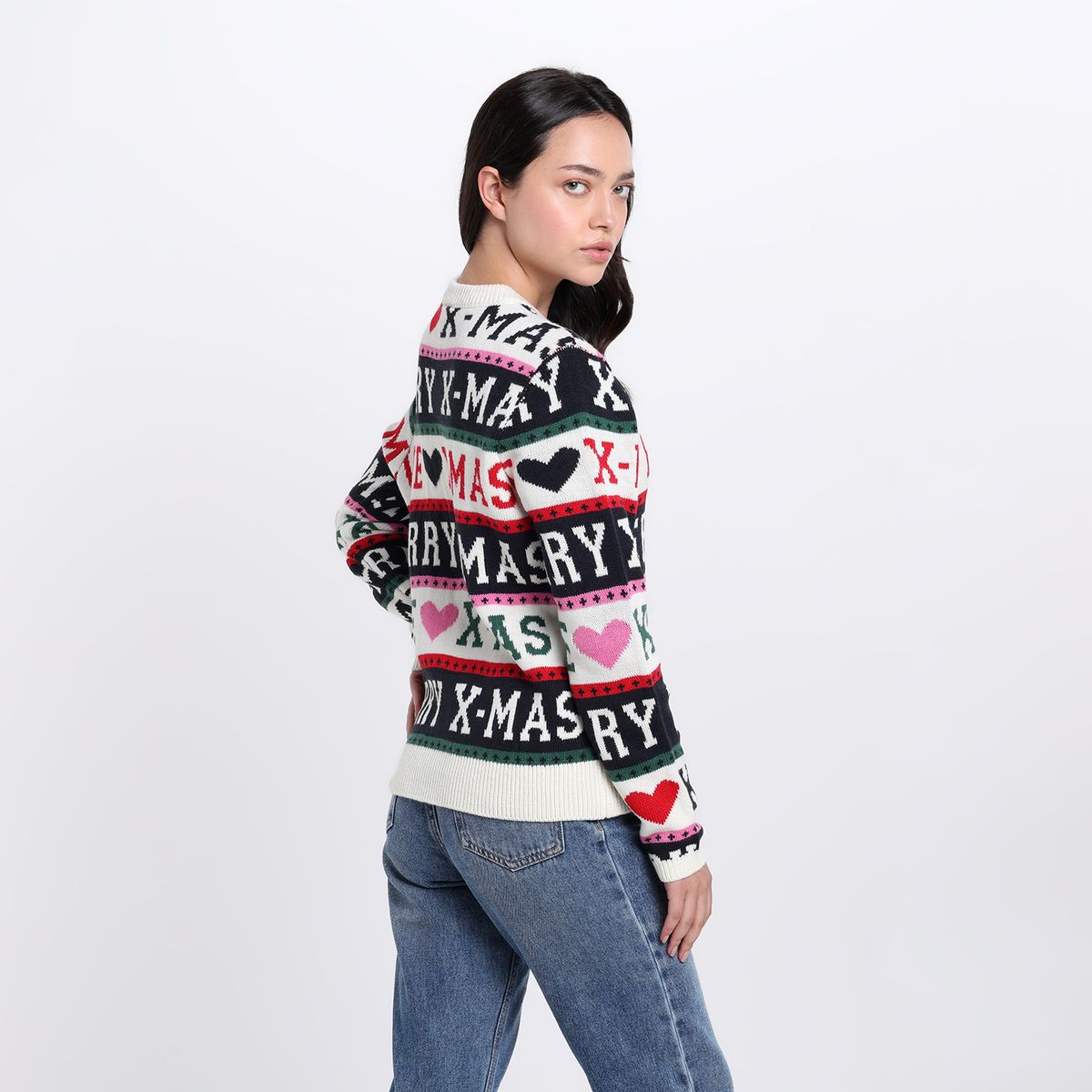 SYBILLA - Saco Navideño Mujer Tejido Sybilla 