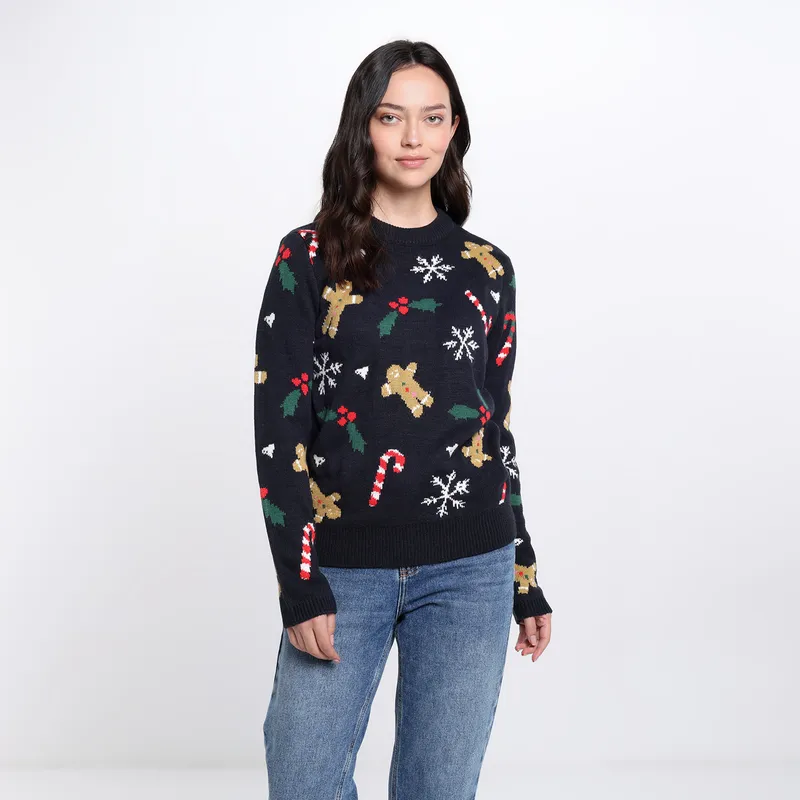 SYBILLA - Saco Navideño Mujer Tejido Sybilla 