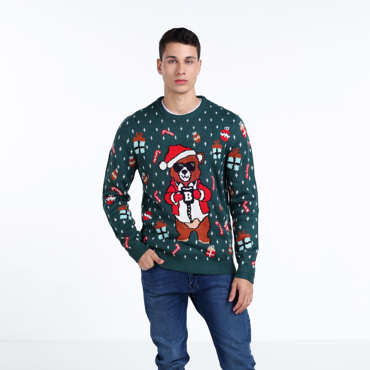 BEARCLIFF - Saco Navideño Hombre Bearcliff