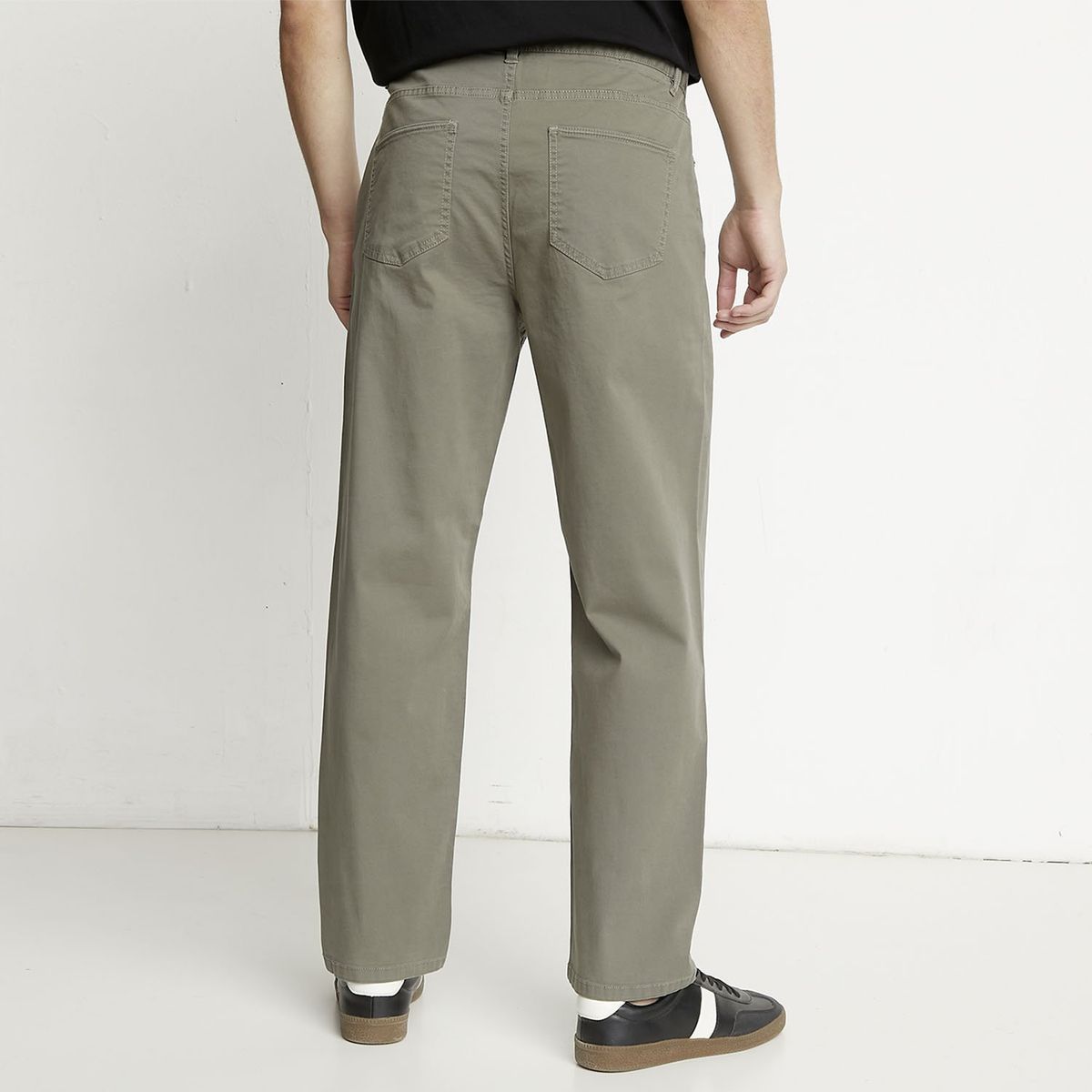 BASEMENT - Pantalón 5 Bolsillos Hombre Slim de Algodón Basement
