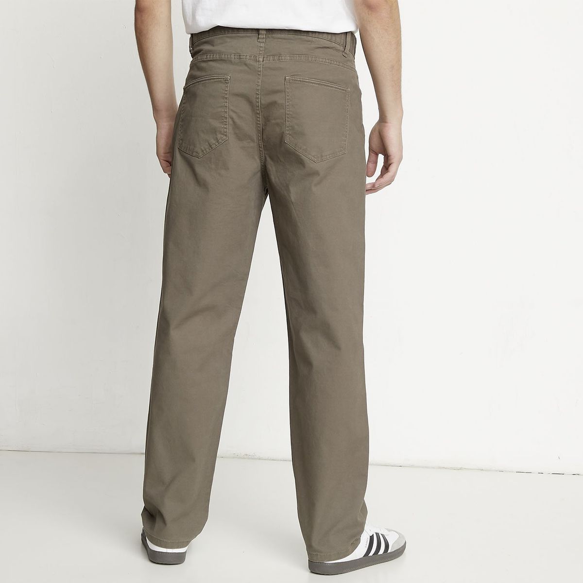 BASEMENT - Pantalón 5 Bolsillos Hombre Slim de Algodón Basement