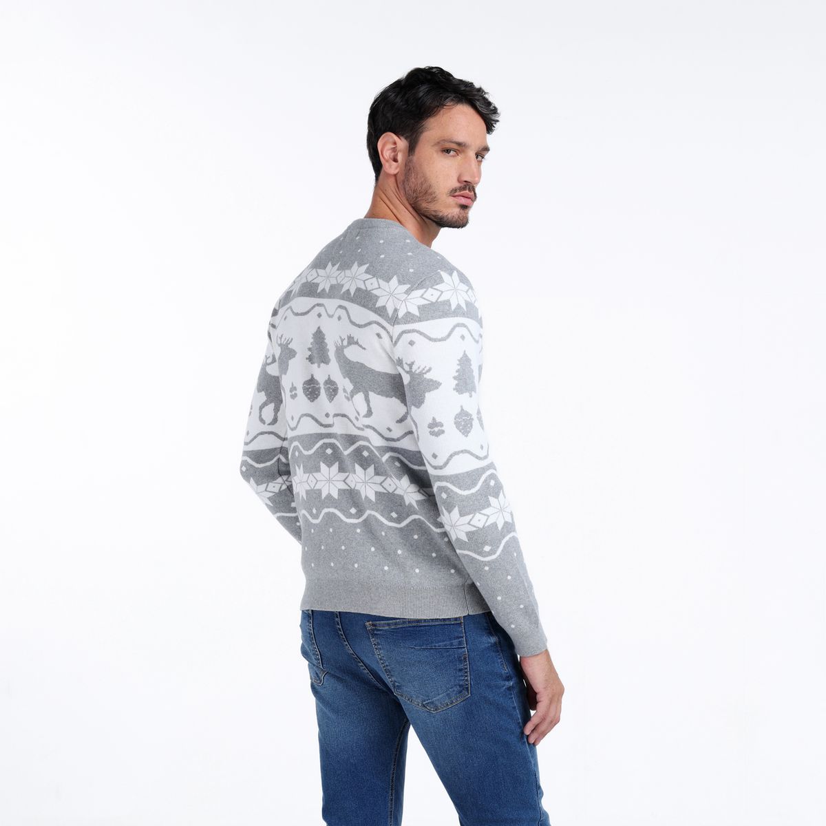 BASEMENT - Saco Navideño Hombre de Algodón Basement