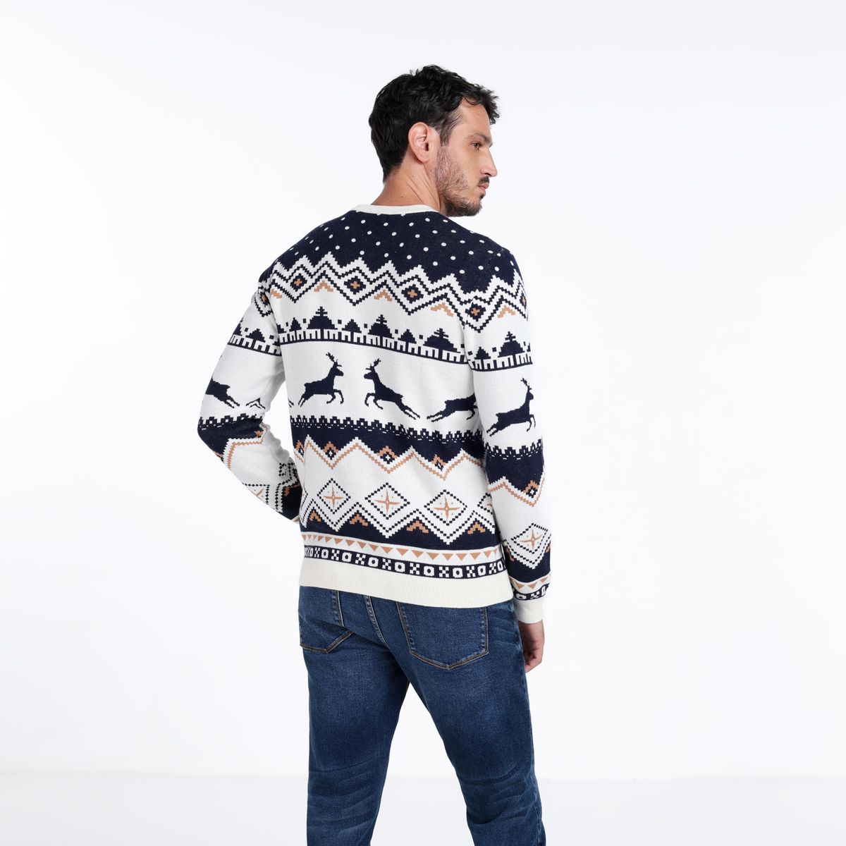 BASEMENT - Saco Navideño Hombre de Algodón Basement