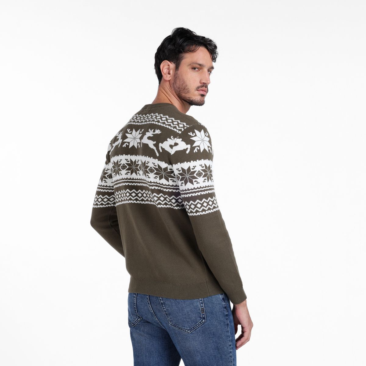 BASEMENT - Saco Navideño Hombre de Algodón Basement