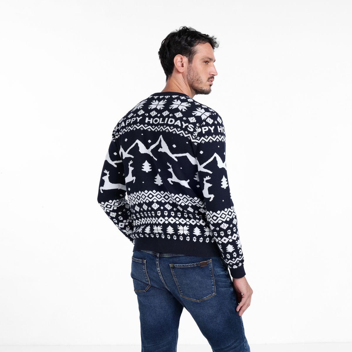 BASEMENT - Saco Navideño Hombre de Algodón Basement