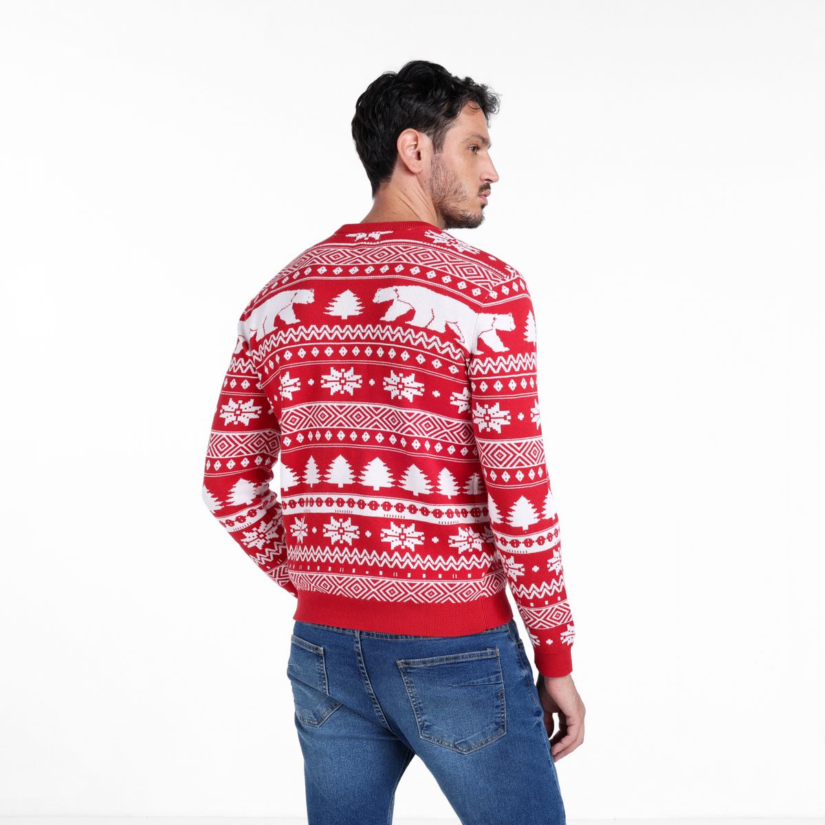 BASEMENT - Saco Navideño Hombre de Algodón Basement