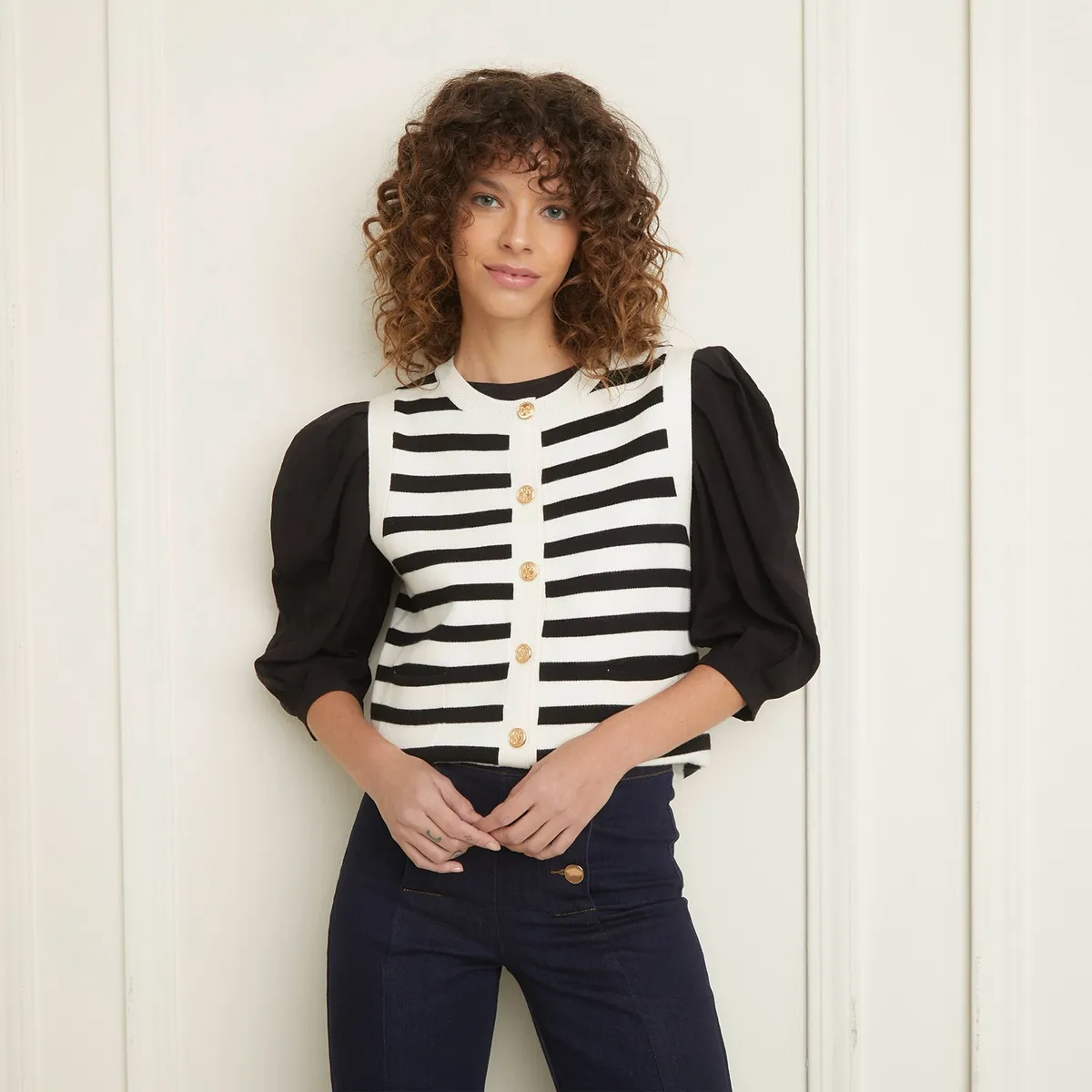 BASEMENT - Chaleco Mujer Regular fit Basement