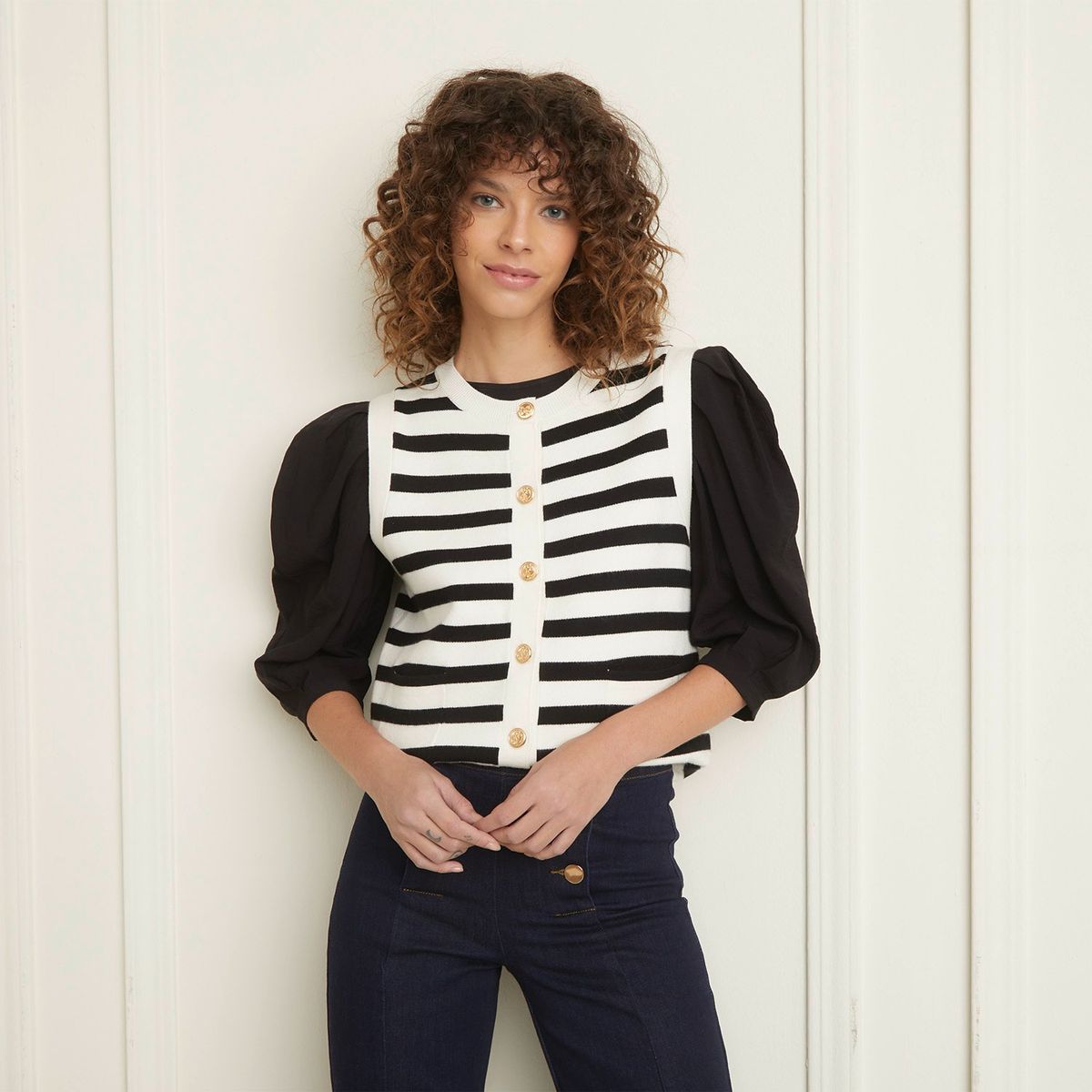 BASEMENT - Chaleco Mujer Regular fit Basement