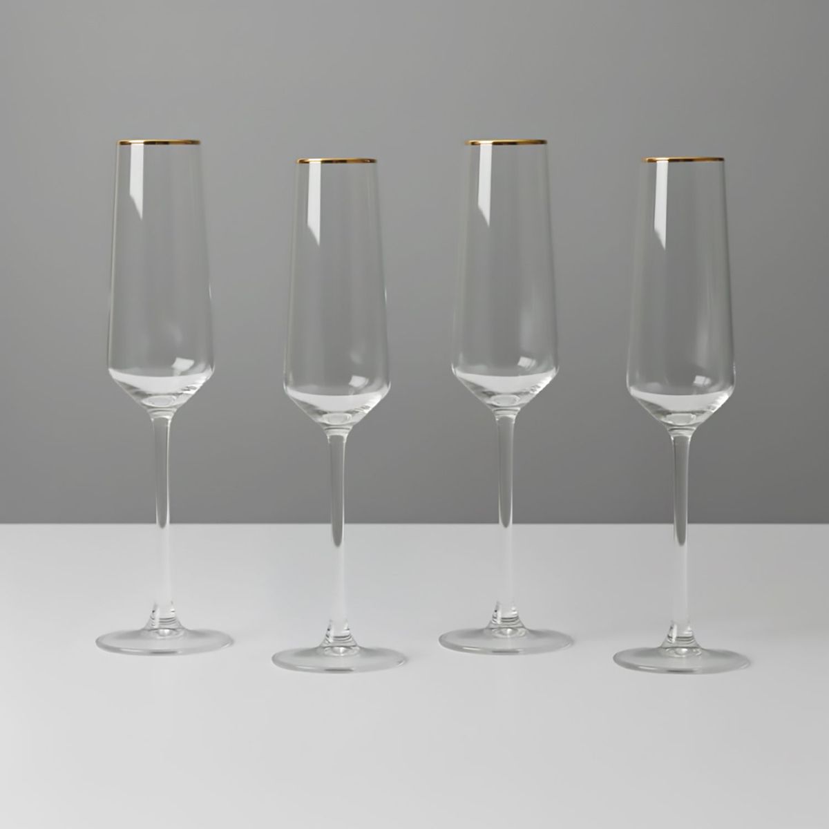 ROBERTA ALLEN - Copa para Champaña Set x4 Mesa de Navidad Roberta Allen