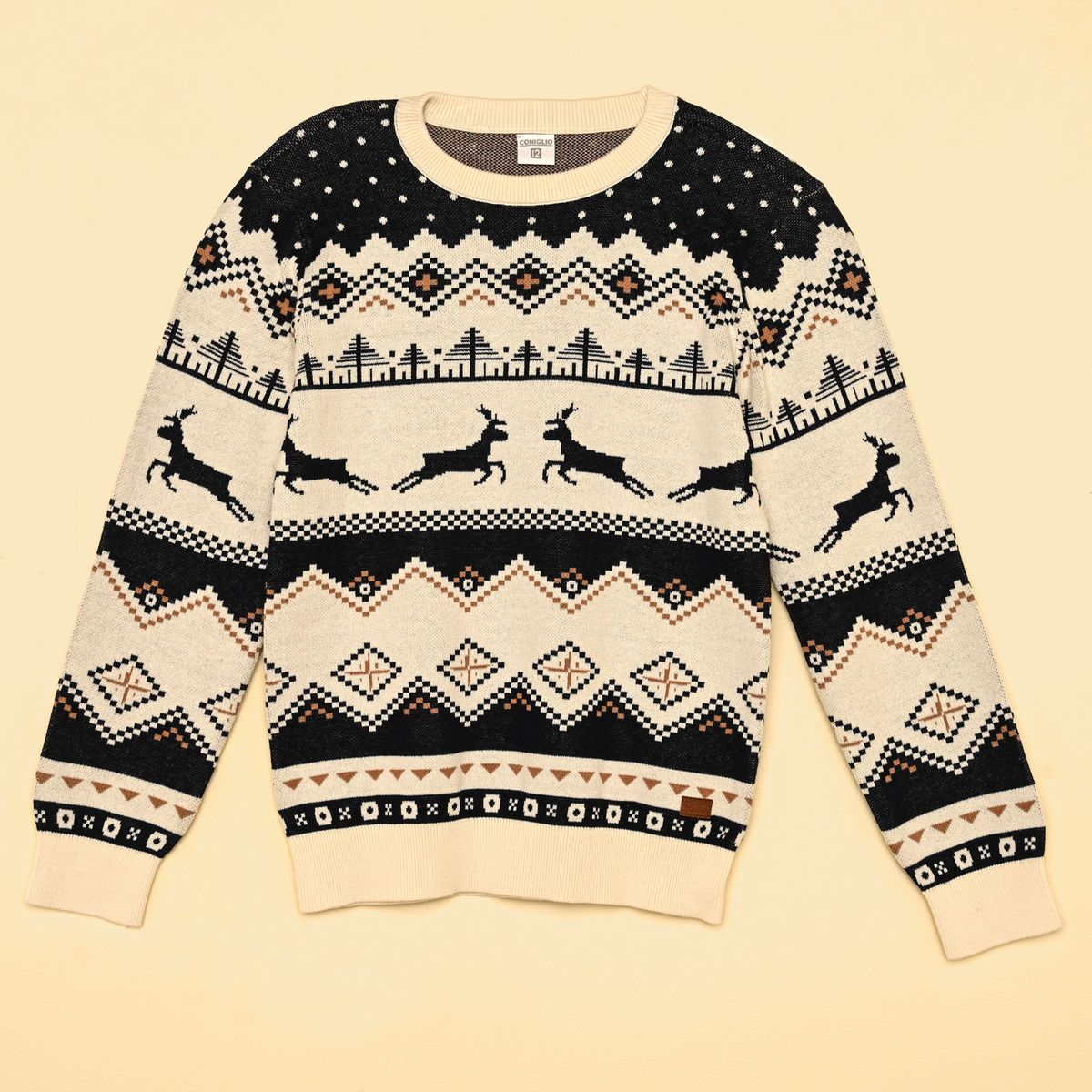 CONIGLIO - Saco Navideño para Niño de Algodón Coniglio